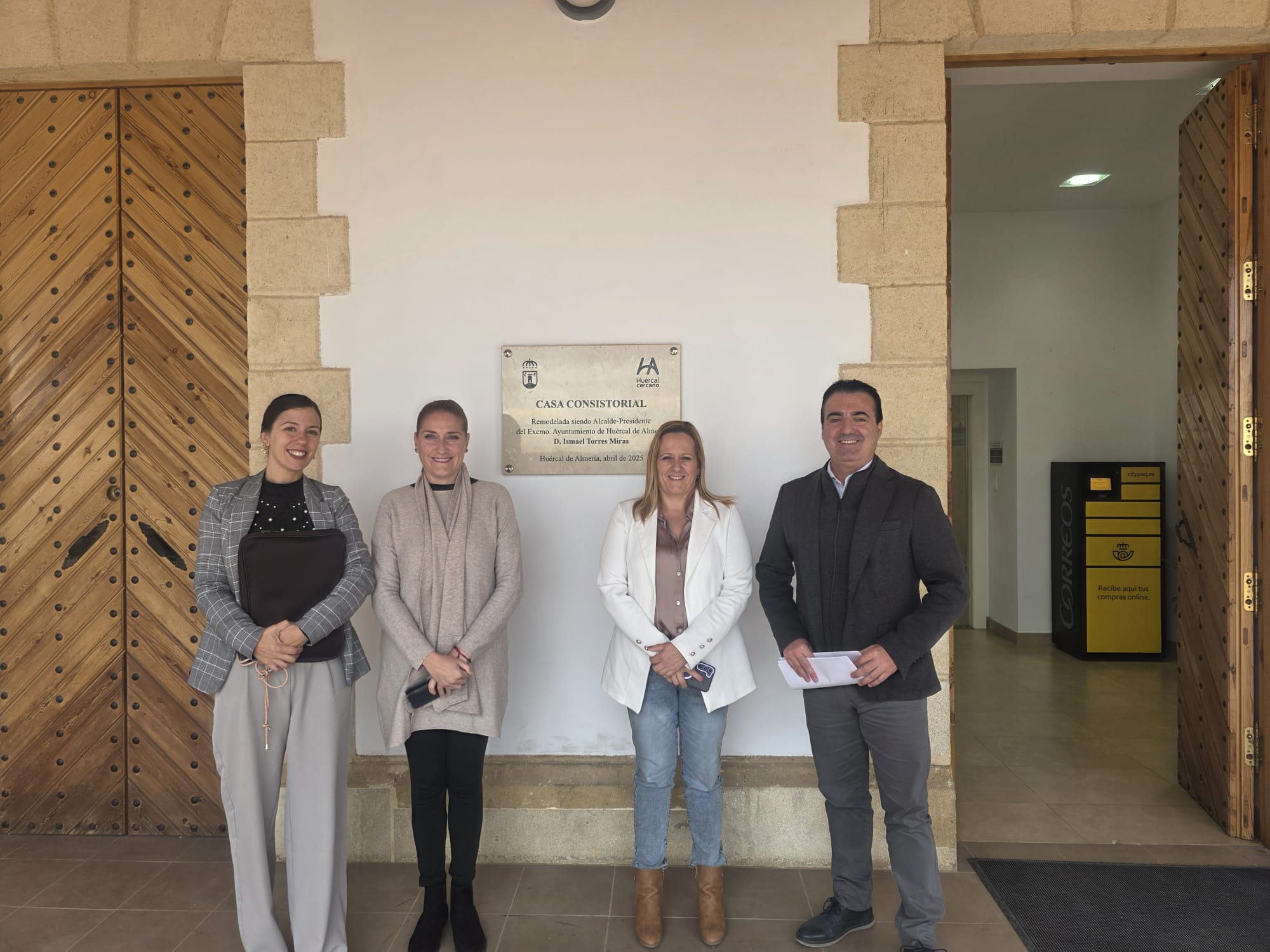 Visita Ayuntamiento Huercal