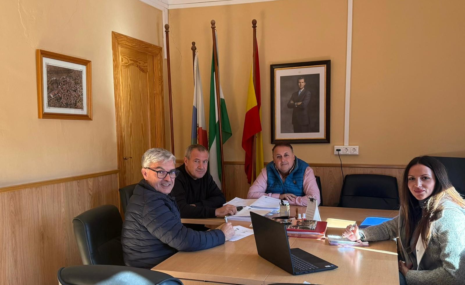 Visita Ayuntamiento Benizalón