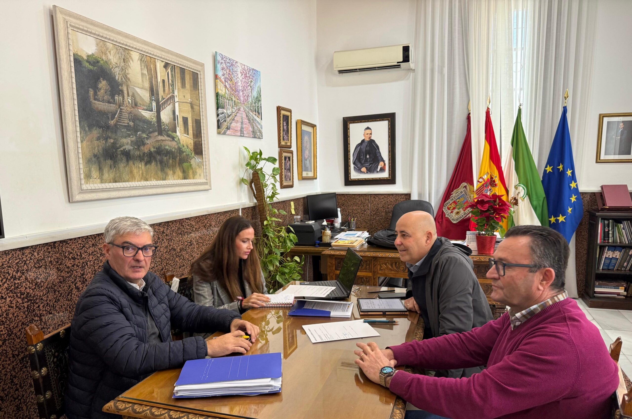 Visita Ayuntamiento Huércal Overa