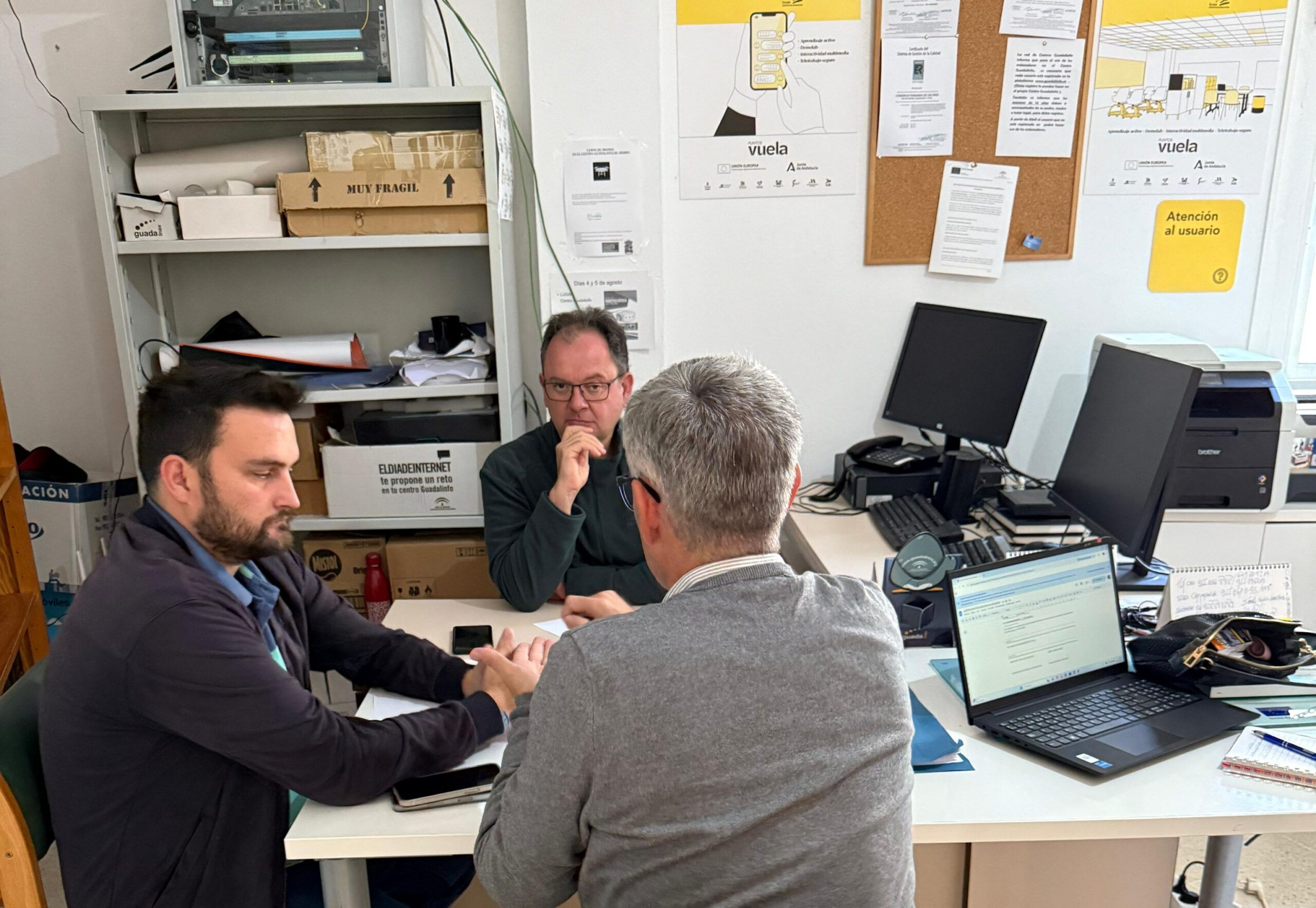 Visita Ayuntamiento Sufí y Sierro